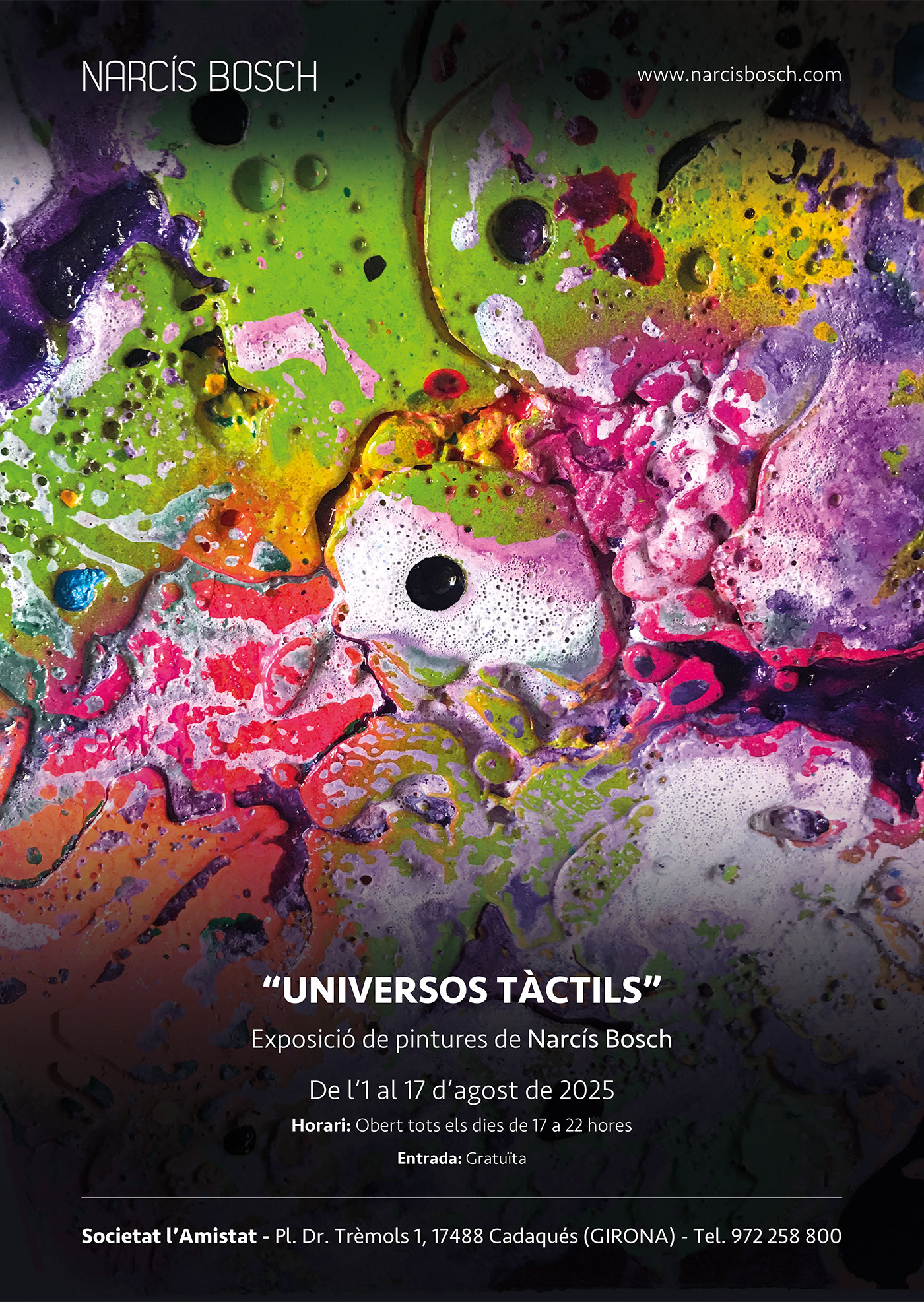 Narcís Bosch - Universos Táctiles - Exposición de pintura en Cadaqués